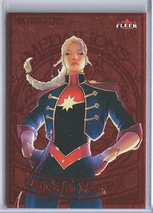 Fleer Ultra Marvel Matriarchs Medallions Titian M-50 27/75 Captain Marvel M50 - Picture 1 of 2