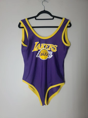 NBA Los Angeles Lakers Women's One Piece Swimsuit Size XL Ultra Game Cover