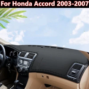 Alfombrilla protectora de tablero de tablero para automóvil Honda Accord 2003-2007 cuero PU - Imagen 1 de 5
