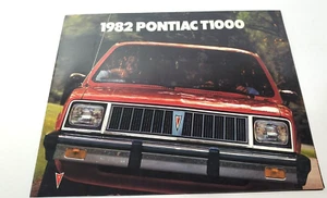 1982 Pontiac T1000 Dealer Brochure Fold Out Poster -GL457 - Picture 1 of 4