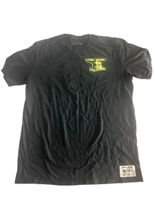 Under Armour Shirt Mens XL Black Project Rock Iron Paradise Heatgear Gym - Picture 1 of 4