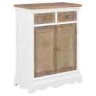 Solid Wood Sideboard White 60cm Landhouse Style Cabinets Organiser vidaXL