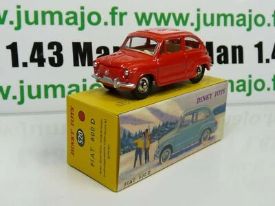 DT261 Voiture 1/43 réédition DINKY TOYS DeAgostini : FIAT 600D 520 - Photo 1/3