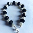Multi Beads crystal loose charm glass bead Link Chain 8 in Bracelet For Men,Girl