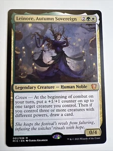LEINORE, AUTUMN SOVEREIGN mtg NM-M Innistrad: Midnight Hunt Commander 1 Mythic - Picture 1 of 1