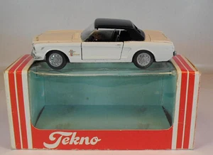 Tekno Denmark Nr.734 Ford Mustang weiß mit schwarzem Dach in OVP #7604 - Bild 1 von 7