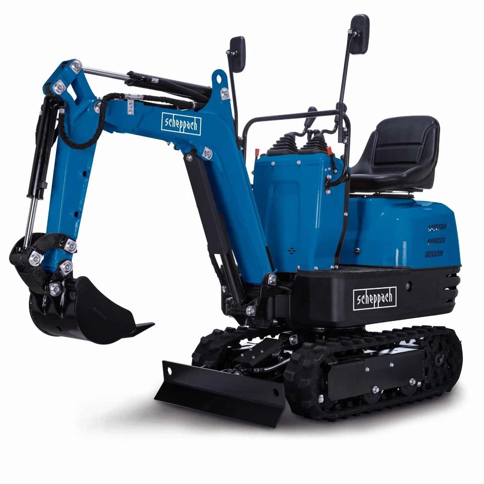 Scheppach Benzin Mini-Bagger EXC815 mit Kettenantrieb | 8,5PS | 690mm Spurbreite - Bild 1 von 4