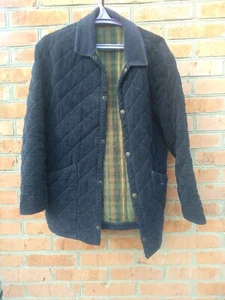 JOHN PARTRIDGE Men's Quilted Moleskin Blue Coat Jacket Size M - Picture 1 of 7