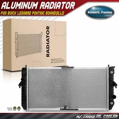Radiador con enfriador de aceite de transmisión para Buick LeSabre Pontiac Bonneville 00-05 Foto 1 de 4