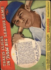 1938 WHEATIES CECIL TRAVIS 2 FAIR SERIES 10 BASEBALL WASHINGTON SENATORS
