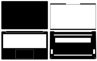 Carbon Vinyl Sticker Skin Cover for HP ZHAN X Air 2024 635 Aero G11 13.3" Laptop - Image 1 of 4