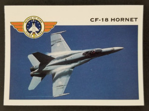 CF-18 Hornet 1992 Wings of Fire Plane Jet Panini Card #82 (NM)