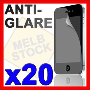 20 x Matte Anti Glare LCD Screen Cover Protector Film for Apple iPhone 4S 4G 4 - Picture 1 of 3