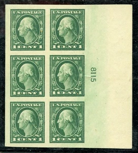 US Scott 481 Plate Block of 6 Pl. No Side 8115 VF Mint NH - Picture 1 of 1