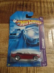 2007 HOT WHEELS CAMARO SERIES  69 CAMARO-5 SPOKE WHEELS Collector Die Cast Toy  - Picture 1 of 3