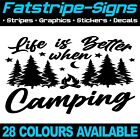 Adventure Camping Stickers Graphics Decals Campervan Motorhome Caravan Day Van