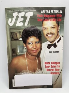 Vintage Jet Magazine April 27 1987 Aretha Franklin Happiness With New Love Rare - Picture 1 of 3