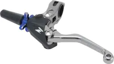 Palanca de embrague pivotante de aluminio Zeta de 3 dedos azul Yamaha YZ450F 03-16 Foto 1 de 3