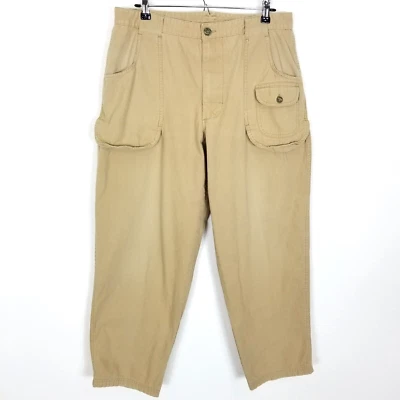 Мужские холщовые брюки-карго Gitano размер 36 x 28 бежевые для работы на открытом воздухе - Изображение 1 из 4