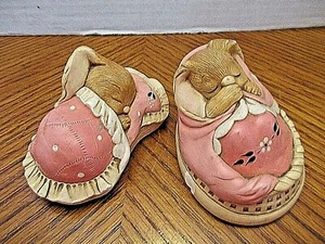 CUTE POPPET PENDELFIN STONECRAFT, PAIR OF COLLECTIBLES - Picture 1 of 5