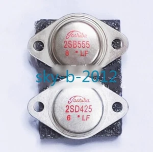 1 PCS NEW A pair of 2SB555 2SD425 gold sealed tube TO-3 - Picture 1 of 4
