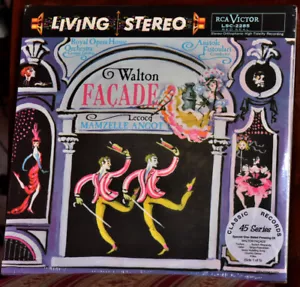 AUDIOPHILE CLASSIC RECORDS WALTON "Facade"180g #5x45rpm LP-SET FACTORY SEALED - Picture 1 of 2