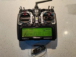 HITEC AURORA 9 channel transmitter  with OPTIMA 7 2.4 GHZ AFHSS Receiver - Picture 1 of 5