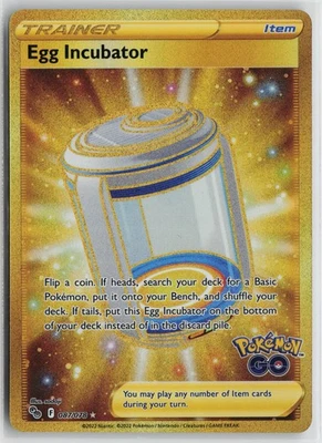 Pokemon Egg Incubator (Secret) 087/078 Pokemon GO Holo card - Image 1 of 2