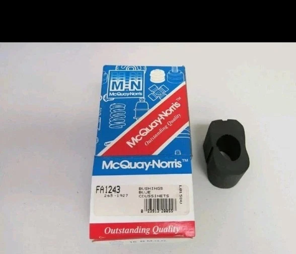 Bujes de barra estabilizadora MCQUAY-NORRIS FA1243 (2 por caja) se adapta a Chevy Foto 1 de 2
