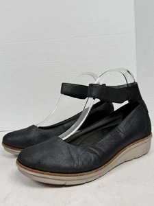 Dansko Wedge Womens EU 39 US 8.5 GunMetal Leather Mary Jane Comfort Shoes - Picture 1 of 15