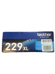 Cartucho de tóner cian de alto rendimiento Brother genuino TN229XLC caja dañada! - Imagen 1 de 6