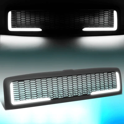 For 94-02 Ram 1500 2500 3500 Front Bumper Hood Grille Honeycomb Mesh Grill Matte - Image 1 of 4