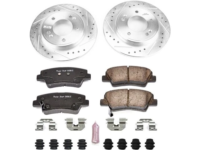 Kit de pastillas de freno trasero y rotor para Kia Niro 2017-2024 2018 2019 2020 2021 KD838KX Foto 1 de 1