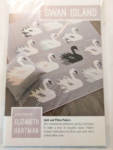 SWAN ISLAND Quilt Pattern by Elizabeth Hartman Size Up to 76"x 76" in Packet NEW - Picture 1 of 4