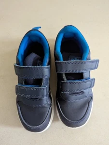 Adidas Infant Boys TENSAUR Trainers Navy/Blue/White UK 11 Excellent Condition - Picture 1 of 22