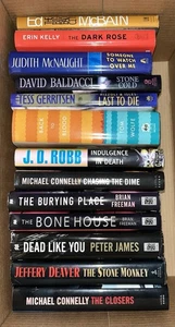 Lot of 13 Hardcover Suspense, Mystery Crime Thriller, Popular Bestseller Novels - Bild 1 von 2