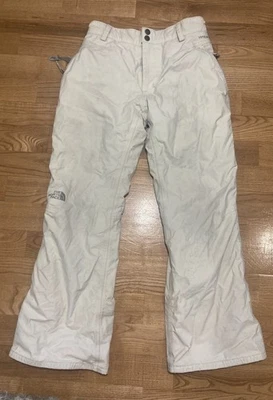 Girl's The North Face Off White Snowpants size L - Image 1 of 4