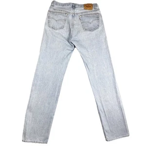 Vintage Levis 501xx Jeans Herren 36x34 Blau Straight Button Fly Denim 80er 1989 USA - Bild 1 von 12