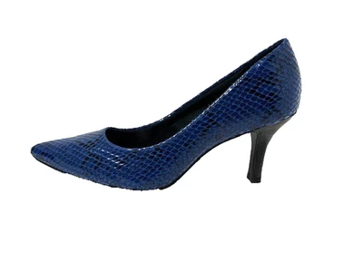 Christian Siriano women's 9.5 Blue Stiletto Heels Slip-on Pumps Shoes - Image 1 of 4