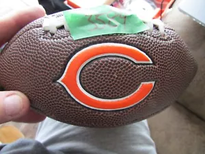 NFL Chicago Bears Football Logo Ball Small Youth Display - Picture 1 of 2