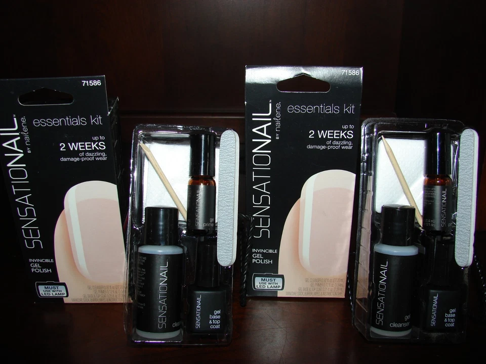 Набор для ногтей Nailene SensatioNail Essentials гель очищающее средство праймер основание и верхнее покрытие 2 шт. - Изображение 1 из 1