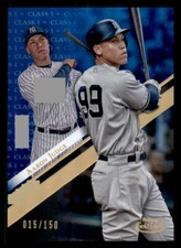 2019 Topps Gold Label Aaron Judge #15/150 Blue Class 1 #44 Baseball Card