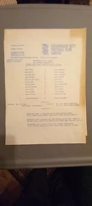 BIRMINGHAM CITY RESERVES v ORIENT RESERVES 1980/1 - Picture 1 of 1