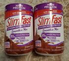 (2) Slim Fast Advanced Nutrition Smoothie Mix Creamy Chocolate 11.01oz ~E: 5/23