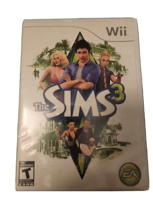 Wii video EA THE SIMS 3  Instruction booklet Jewel case  - Image 1 of 3