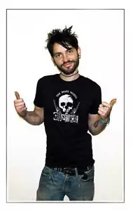 Duane Peters Gunfight T-Shirt - Single Skull US Bombs Punk Rock BW Tee - Bild 1 von 18