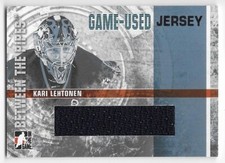 06/07 BETWEEN THE PIPES GAME JERSEY Hockey /90 (#GUJ1-GUJ71) U-Pick From List