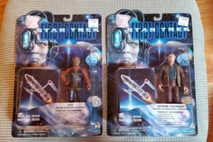 STAR TREK PRIMER CONTACTO Zefram Cochrane & Lily Estatuilla NUEVA Sellada - Imagen 1 de 6