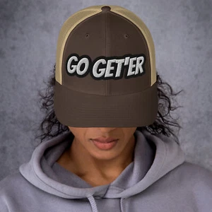GO GET'ER Trucker Cap Retro Mütze lustig cool bequem Snapback - Bild 1 von 13