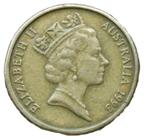 1993 AUSTRALIAN $2 TWO DOLLAR COIN | QEII | AUSTRALIA CIRCULATED DECIMAL - Foto 1 di 2